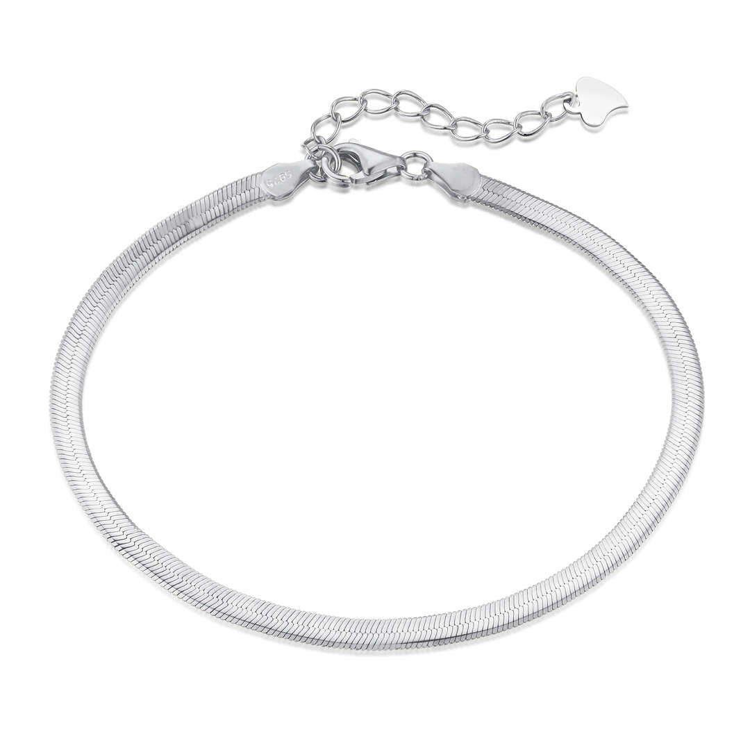 [Raffine] Collar plano con cadena de hueso de serpiente y cuchillas