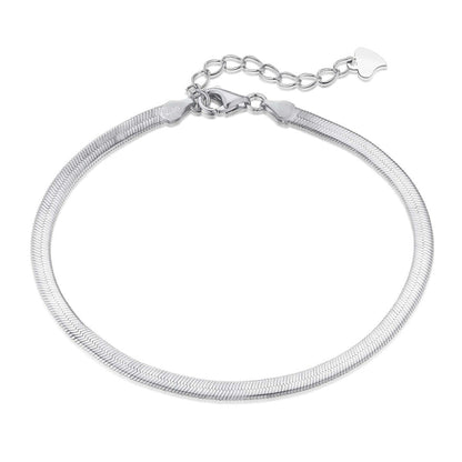 [Raffine] Collar plano con cadena de hueso de serpiente y cuchillas
