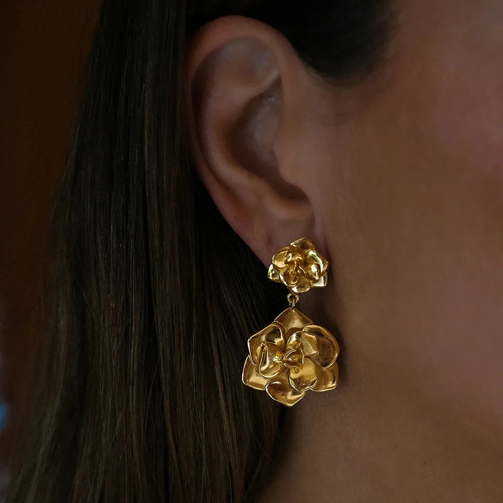 [Raffine]Thelma Gold Earrings