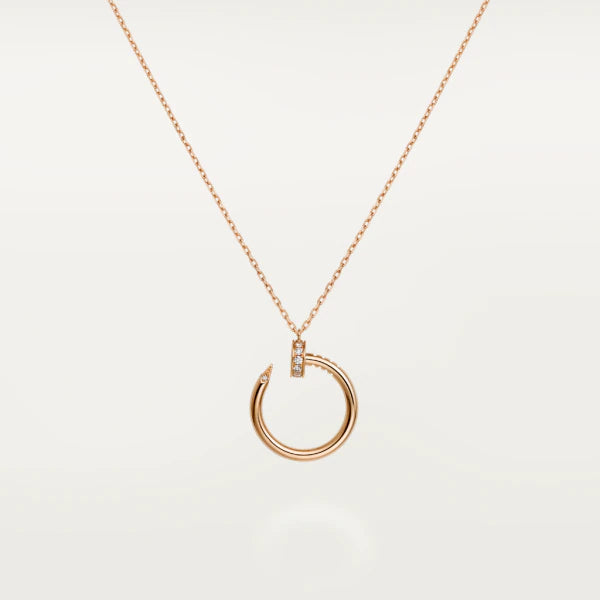 [Raffine]JUSTE NECKLACE PINK GOLD