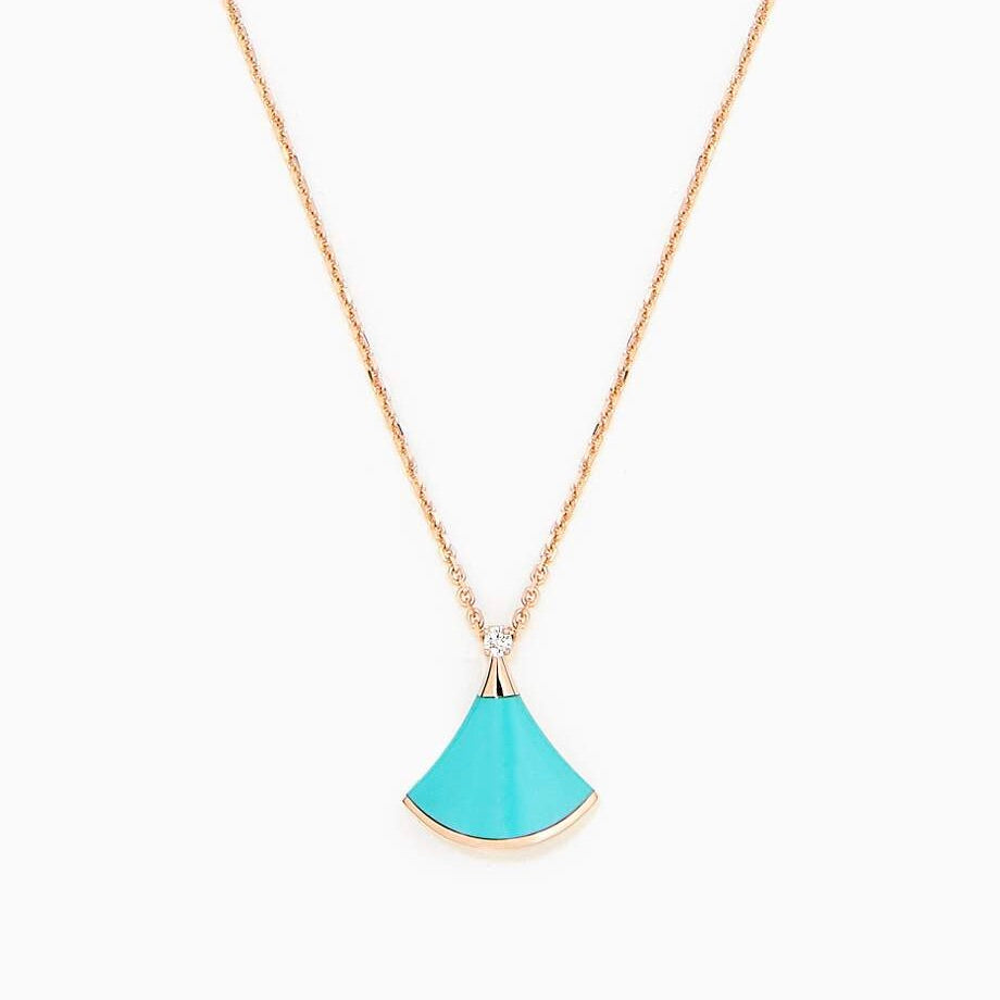 [Raffine]DREAM NECKLACE TURQUOISE PINK GOLD