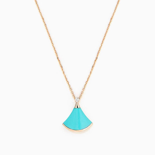 [Raffine]DREAM NECKLACE TURQUOISE PINK GOLD