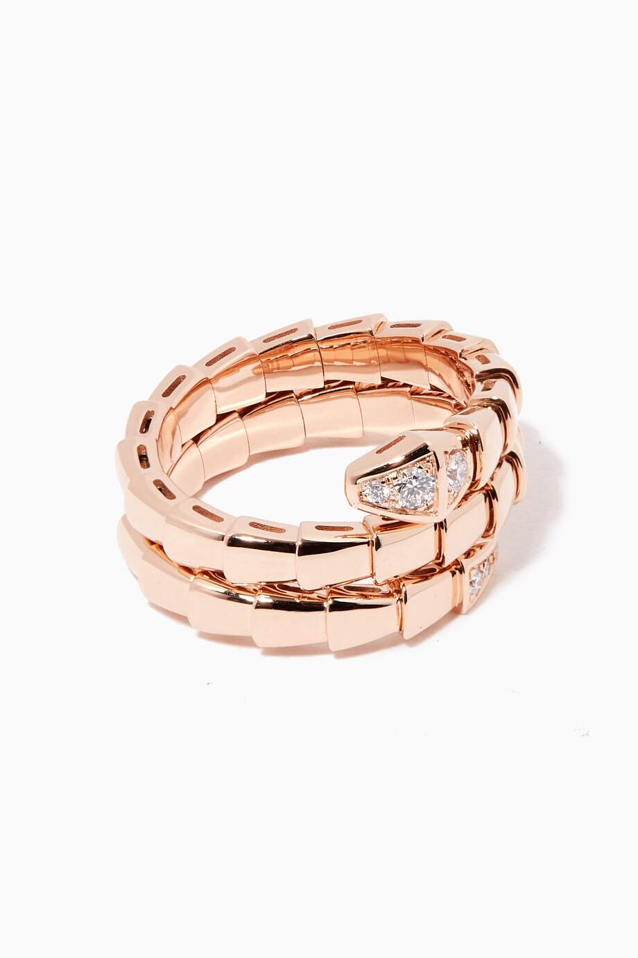 [Raffine]SERPENTS DOUBLE ROW DIAMOND RING