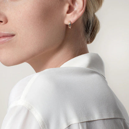 [Raffine]TRINITY ON DIAMOND MINI EARRINGS