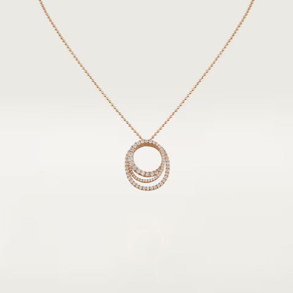 [Raffine]ETINCELLE  FULL DIAMOND NECKLACE