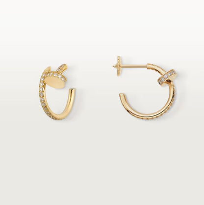 [Raffine]JUSTE FULL DIAMOND SMALL EARRINGS