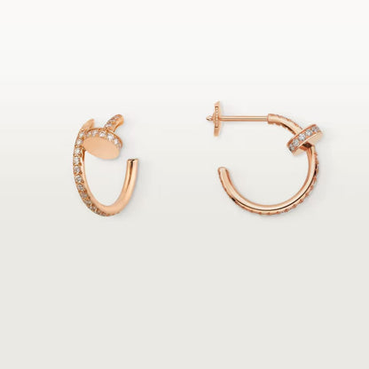 [Raffine]JUSTE FULL DIAMOND SMALL EARRINGS