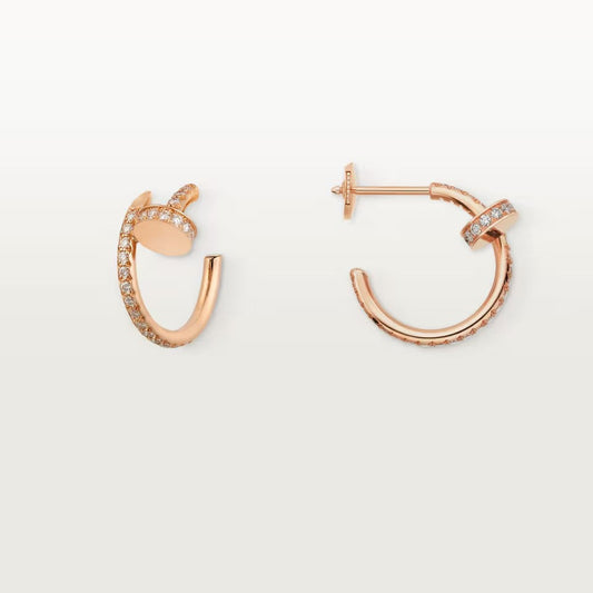 [Raffine]JUSTE FULL DIAMOND SMALL EARRINGS
