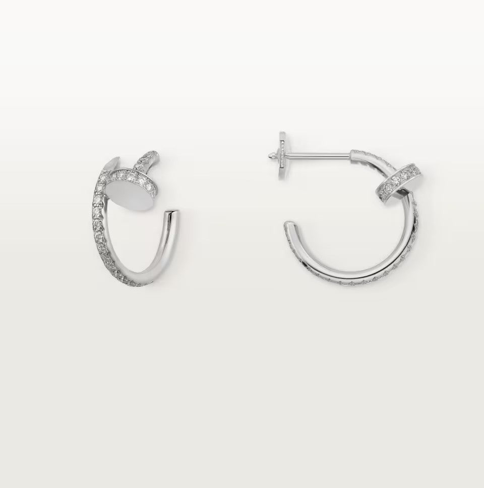 [Raffine]JUSTE FULL DIAMOND SMALL EARRINGS