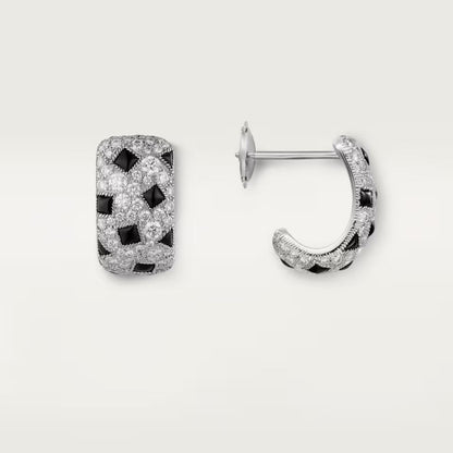 [Raffine]PANTHERE MINI FULL DIAMOND EARRINGS