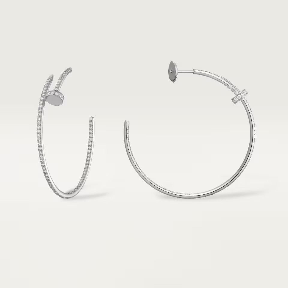 [Raffine]JUSTE FULL DIAMOND LARGE EARRINGS
