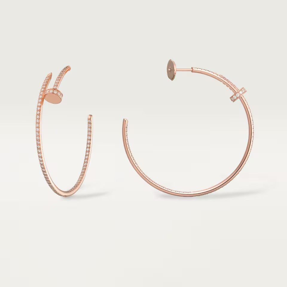 [Raffine]JUSTE FULL DIAMOND LARGE EARRINGS