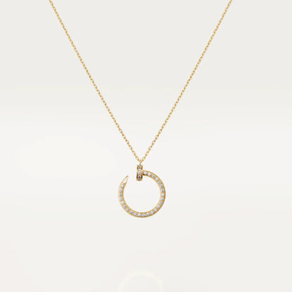 [Raffine]COLLAR JUSTE ORO DIAMANTES 