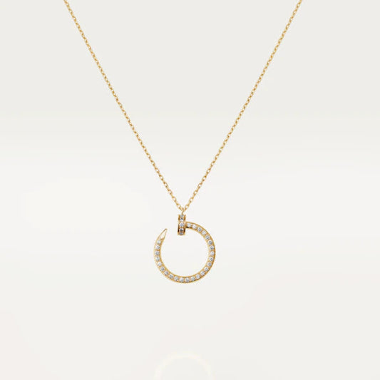 [Raffine]COLLAR JUSTE ORO DIAMANTES 