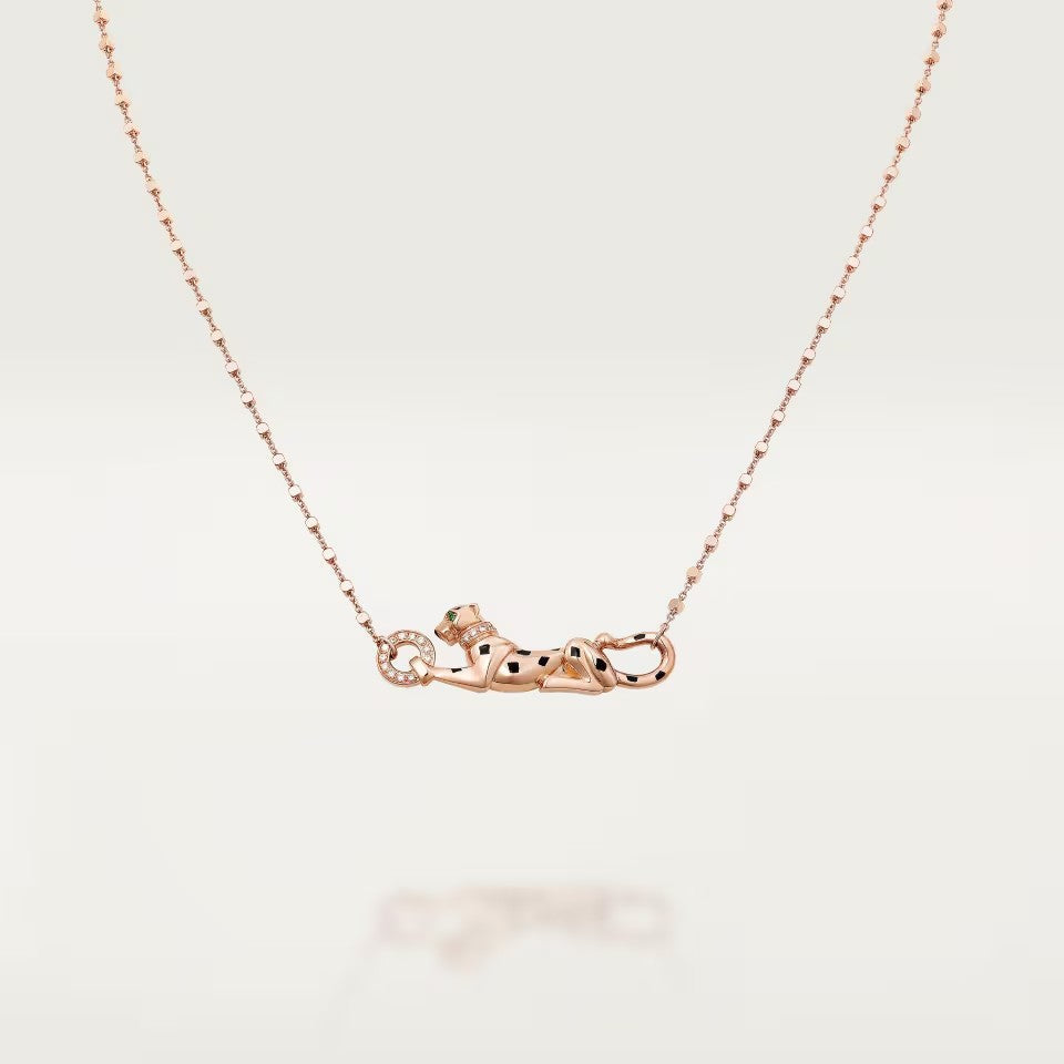 [Raffine]PANTHERE FULL DIAMOND NECKLACE