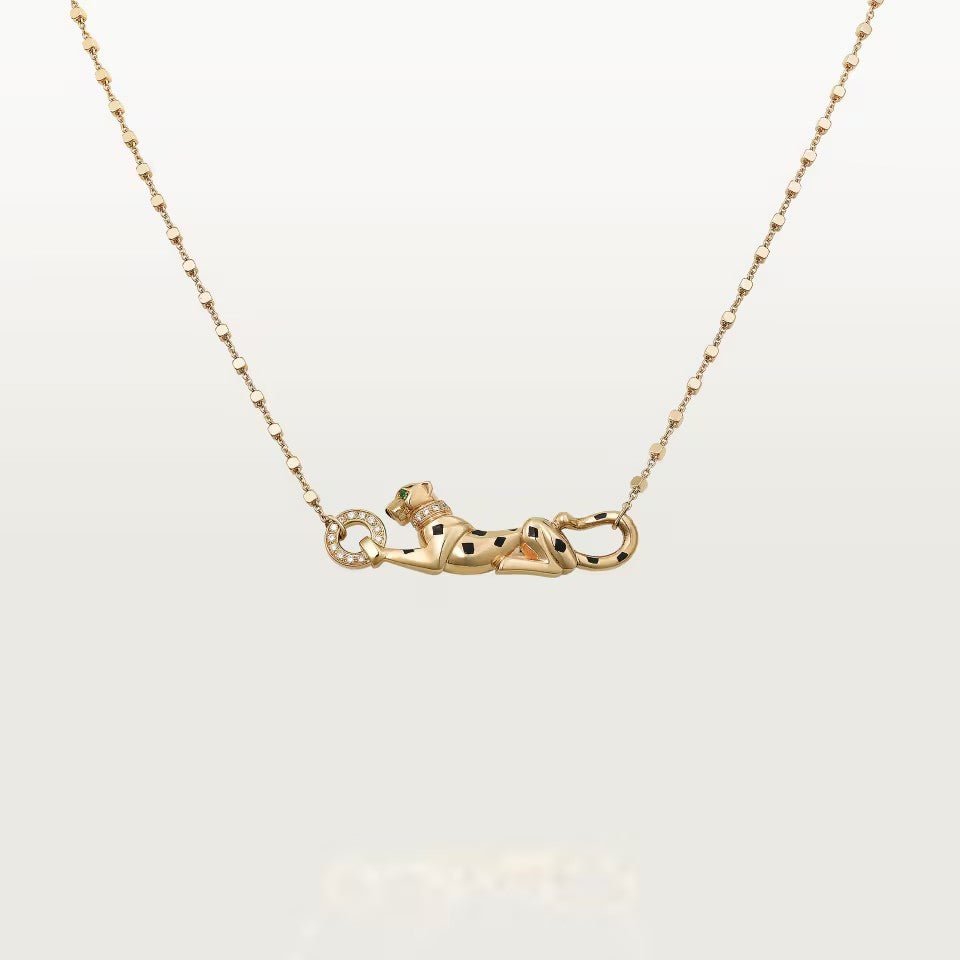 [Raffine]PANTHERE FULL DIAMOND NECKLACE