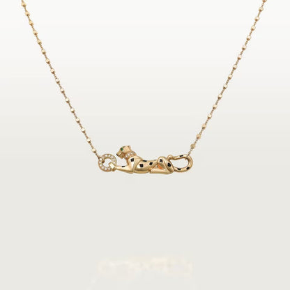 [Raffine]PANTHERE FULL DIAMOND NECKLACE