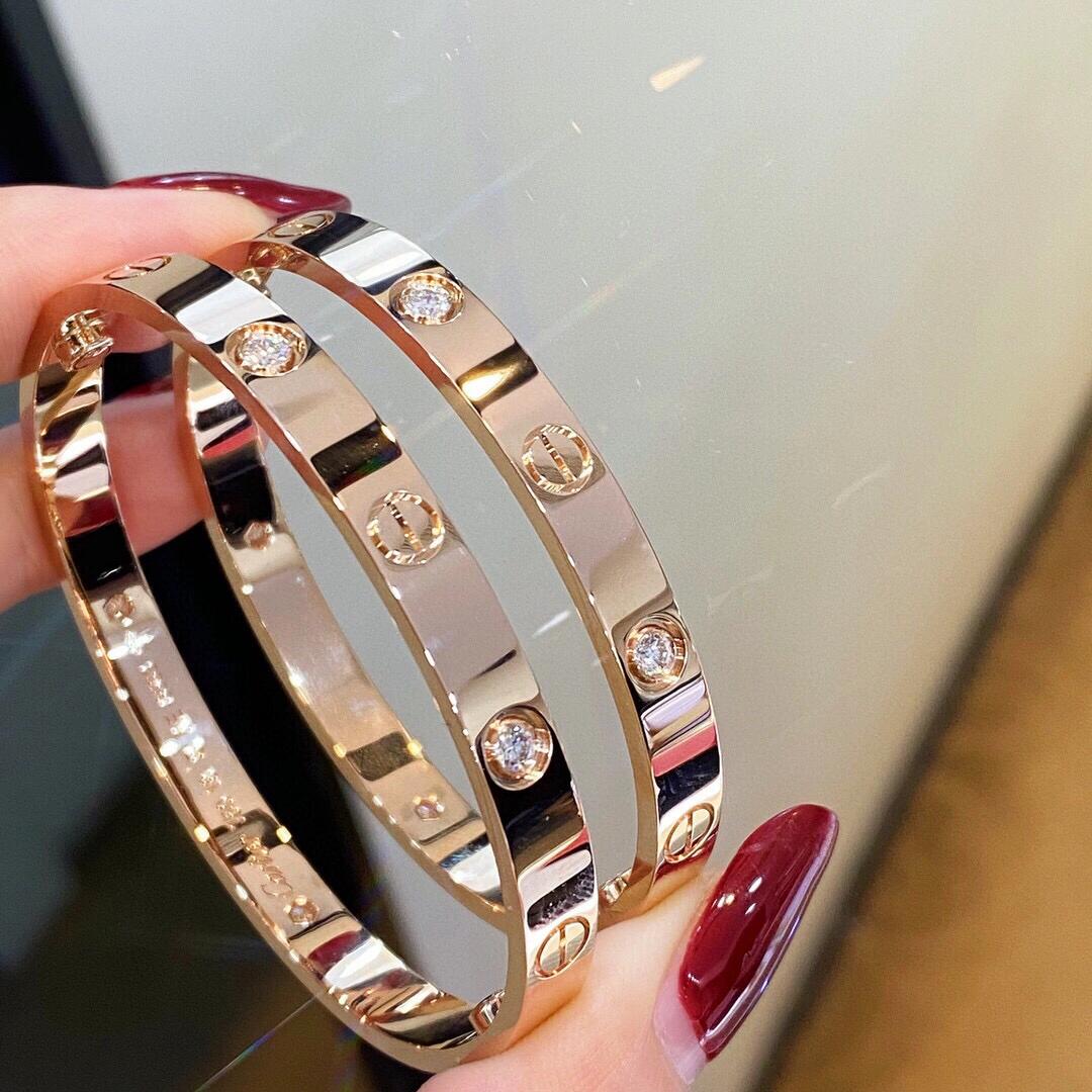 [Raffine]LOVE BRACELET 6.1MM 4 DIAMONDS