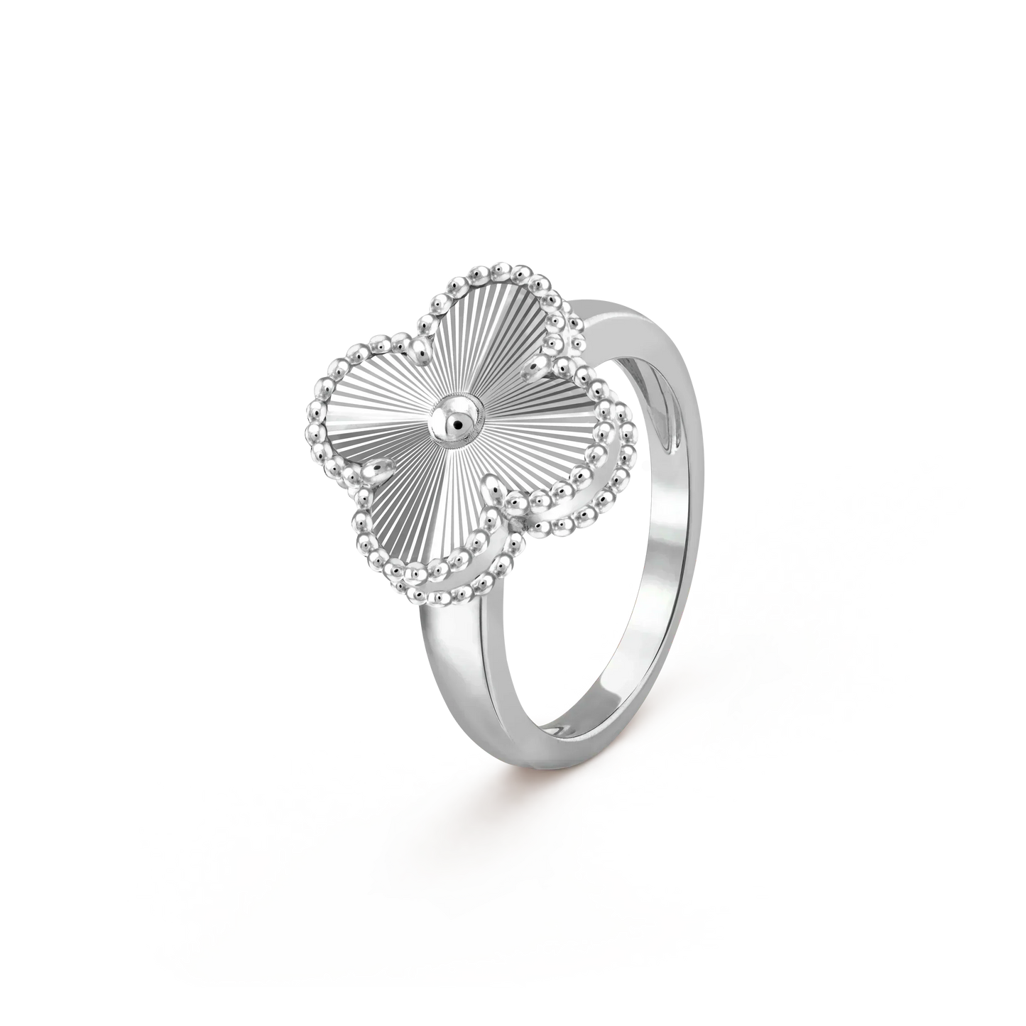 [Raffine]Anillo de plata de trébol