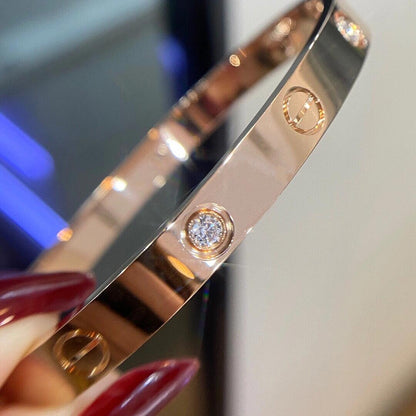 [Raffine]LOVE BRACELET 6.1MM 4 DIAMONDS