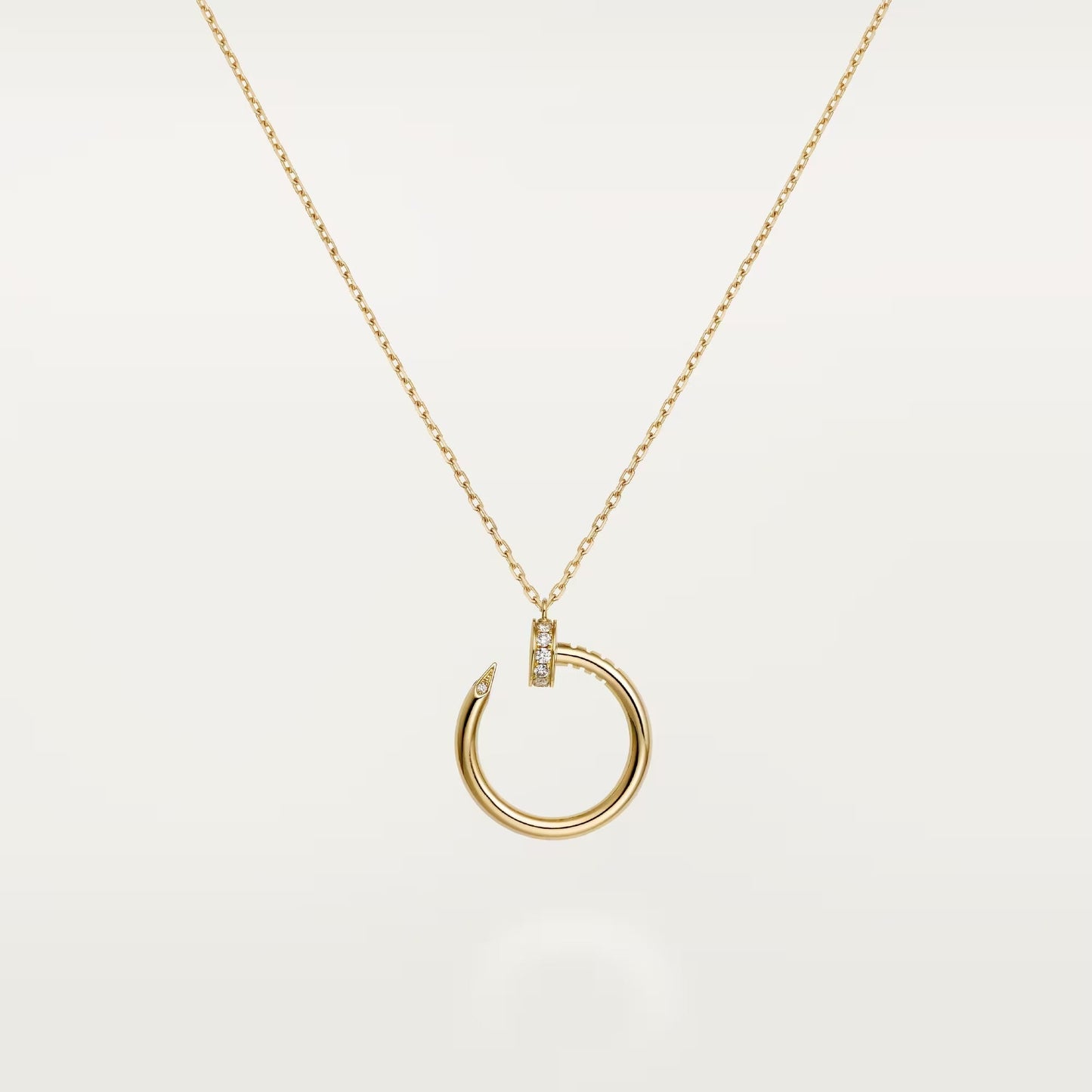 [Raffine]JUSTE NECKLACE HALF DIAMOND