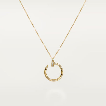 [Raffine]JUSTE NECKLACE HALF DIAMOND
