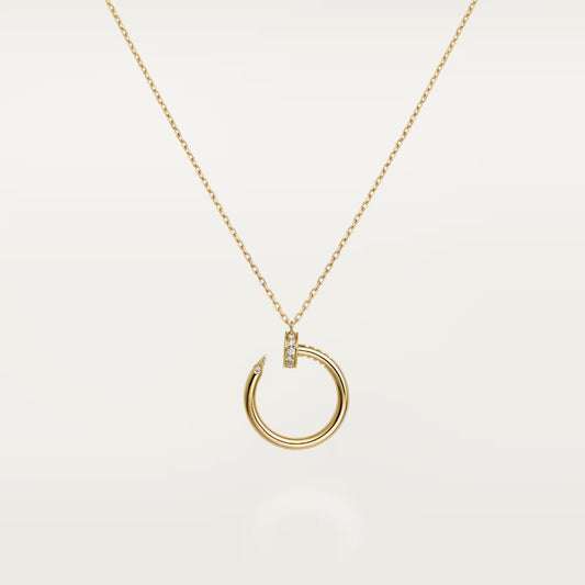 [Raffine]JUSTE NECKLACE HALF DIAMOND