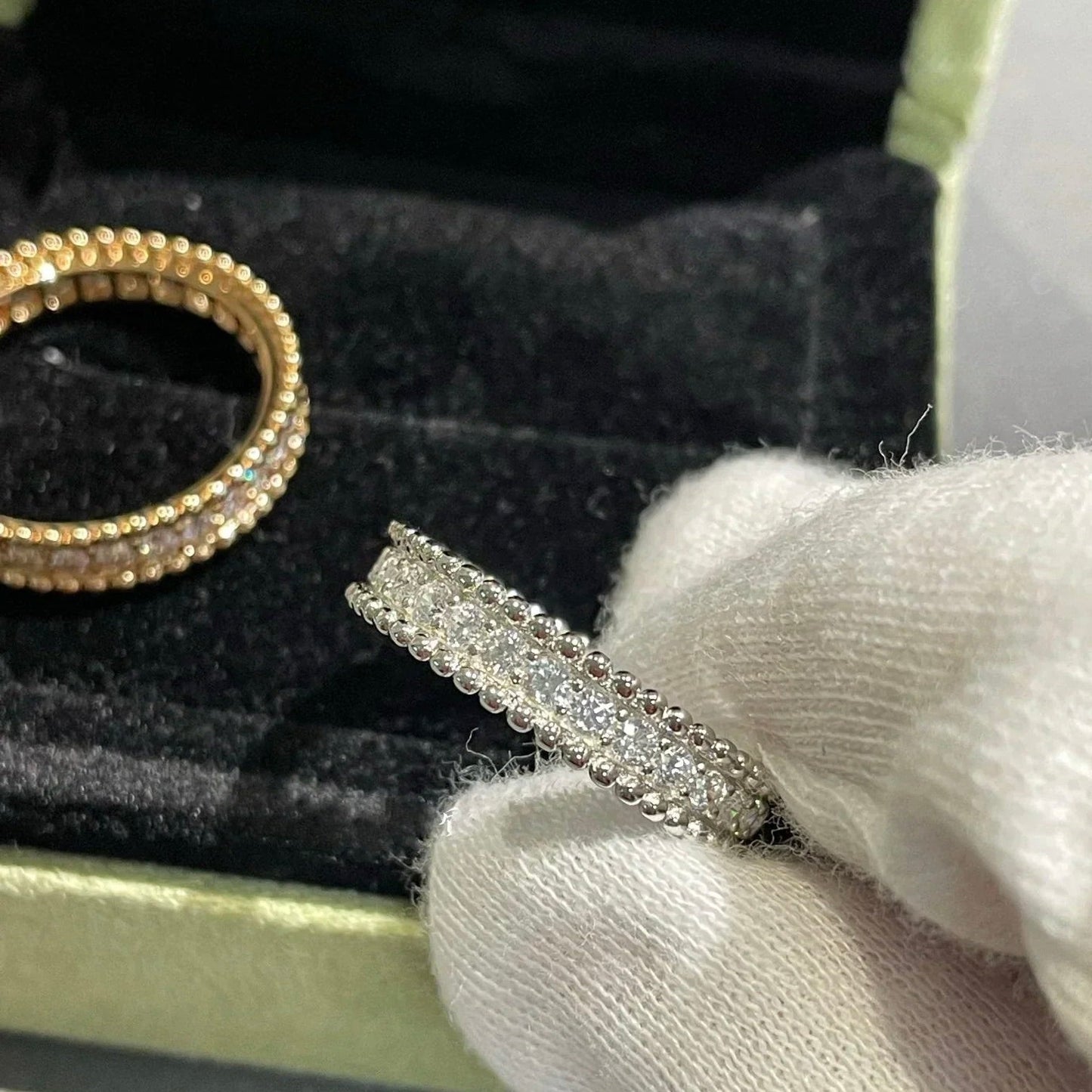 [Raffine]PERLEE DIAMOND SILVER RING