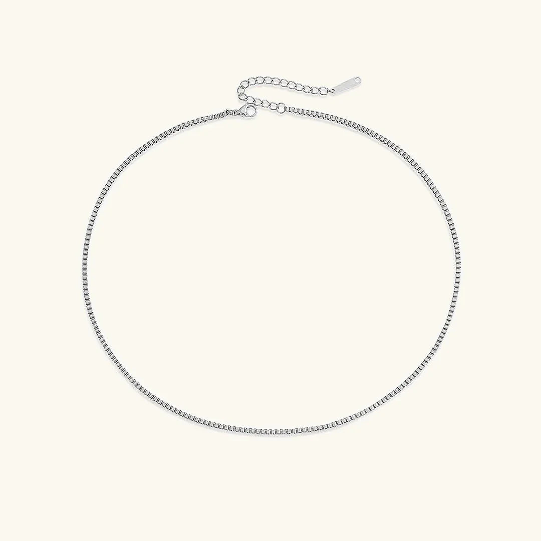 [Raffine]Danica Box Chain Gold Necklace