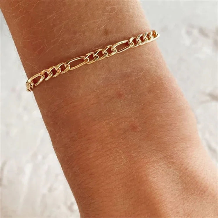 [Raffine]Saturn Gold Chain Bracelet