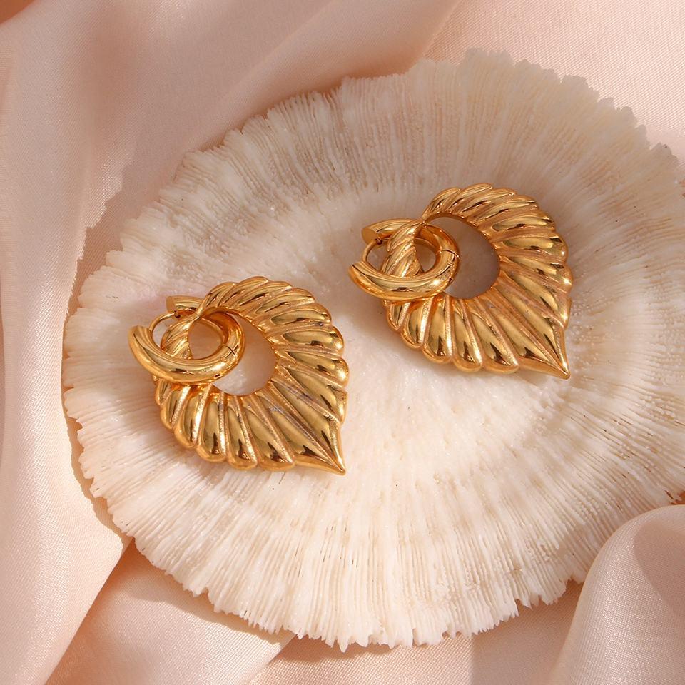 [Raffine]Penelope Leaf Earrings