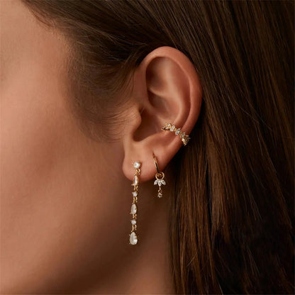[Raffine]Brooke Removable Charm Hoops