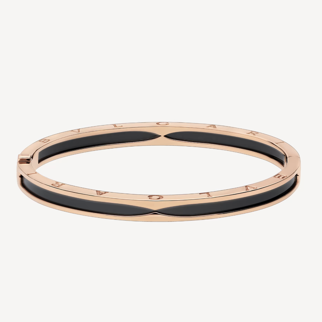 [Raffine]ZERO 1 PINK GOLD WITH BLACK CERAMIC BRACELET
