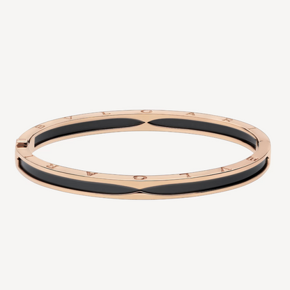 [Raffine]ZERO 1 PINK GOLD WITH BLACK CERAMIC BRACELET