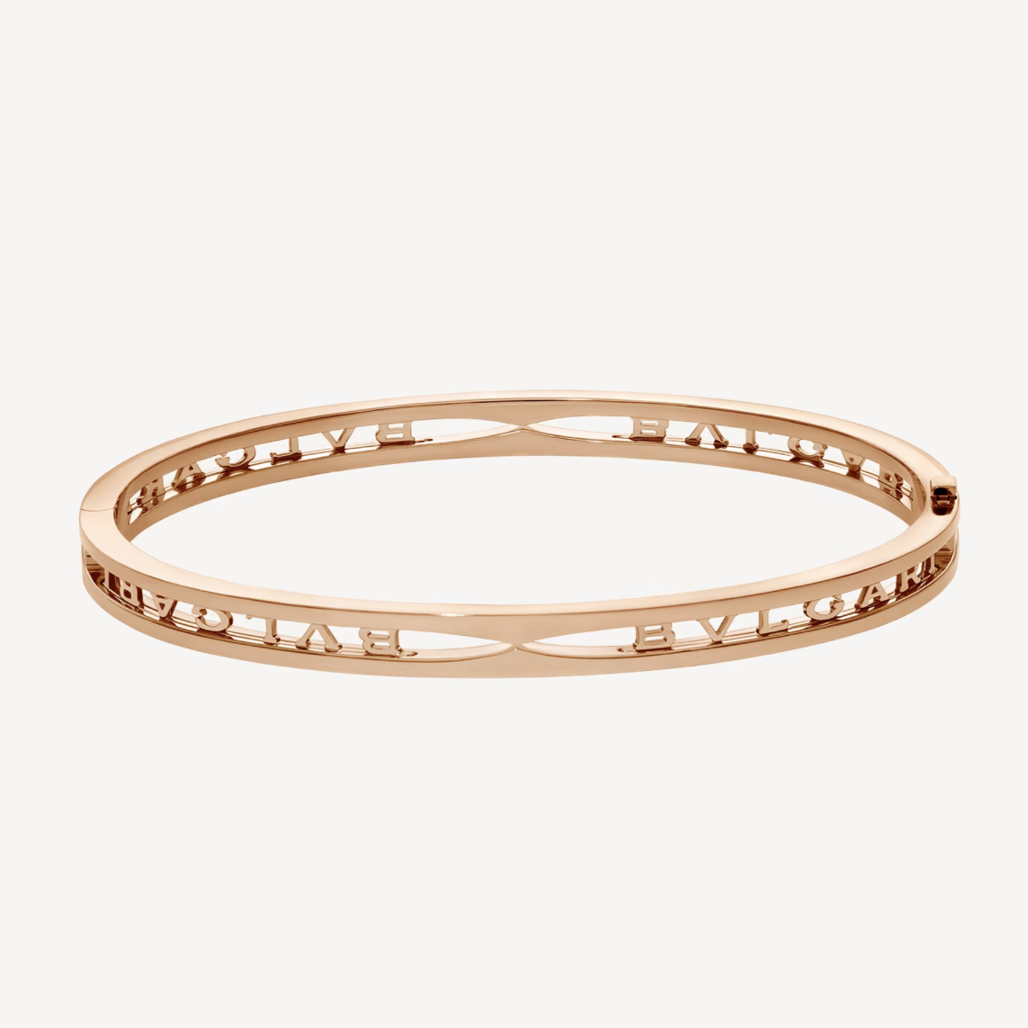 [Raffine]ZERO 1 SPIRAL LOGO PINK GOLD BRACELET