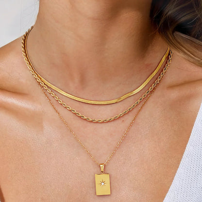 [Raffine]Raphaela Layered Gold Necklace