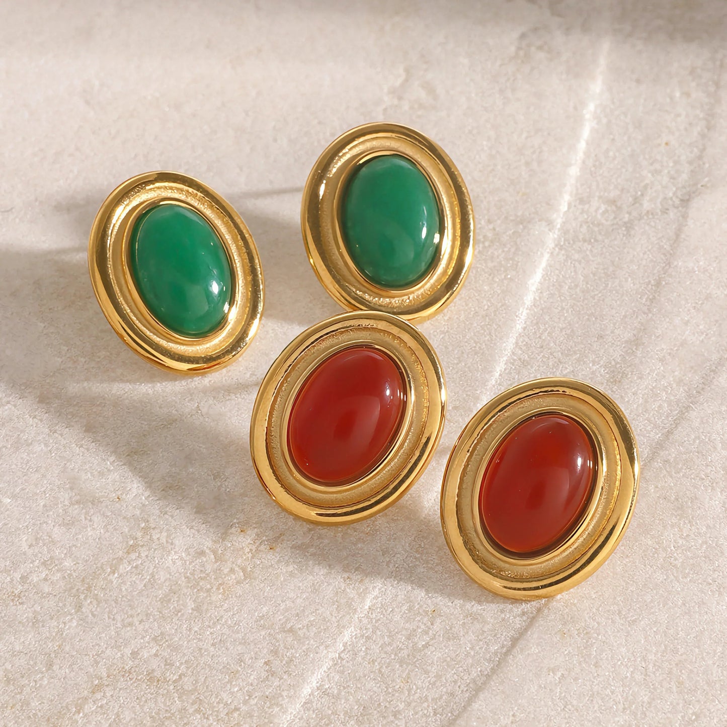 [Raffine]Fresca Gemstone Earrings
