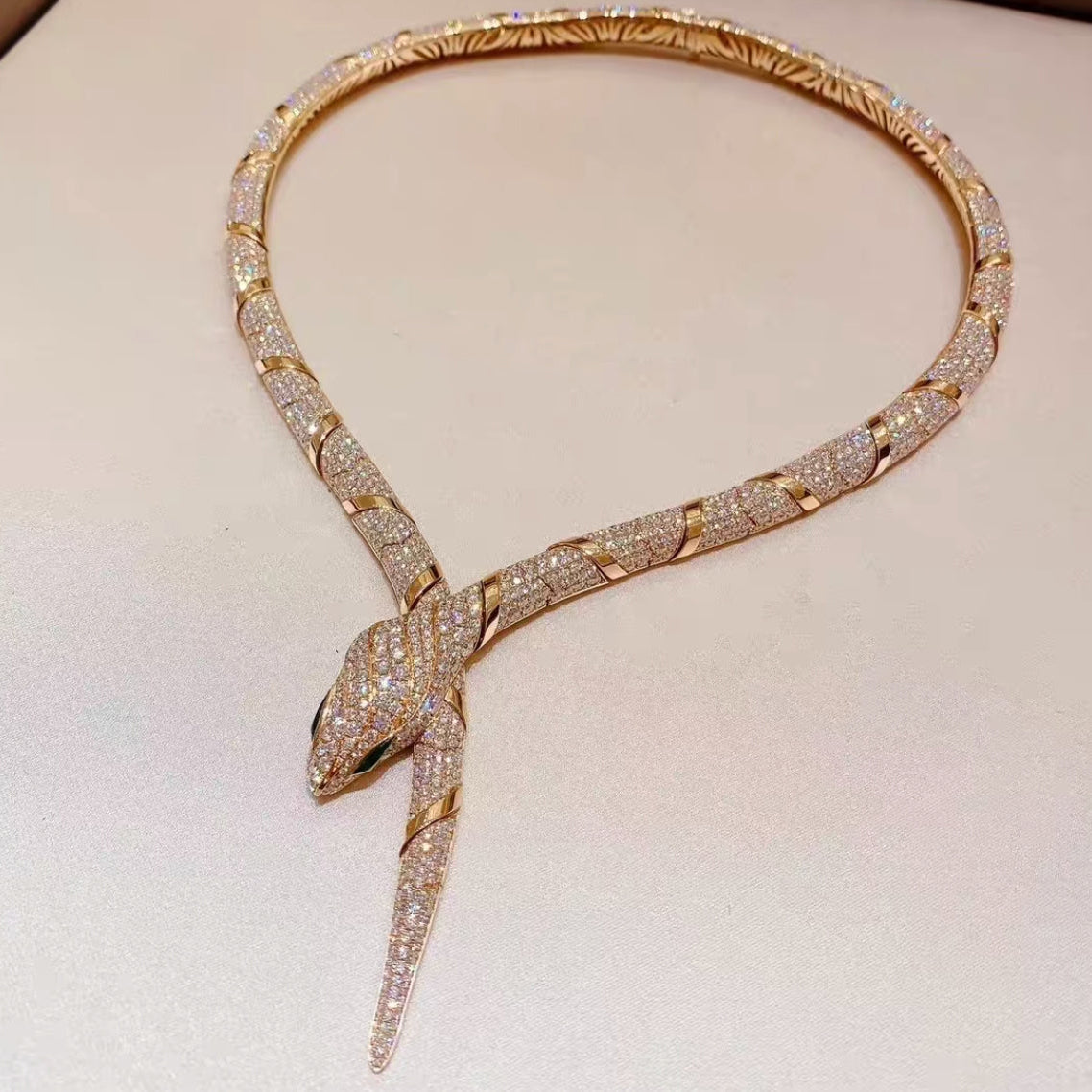 [Raffine]HAUTE COUTURE GOLD SERPENTI NECKLACE