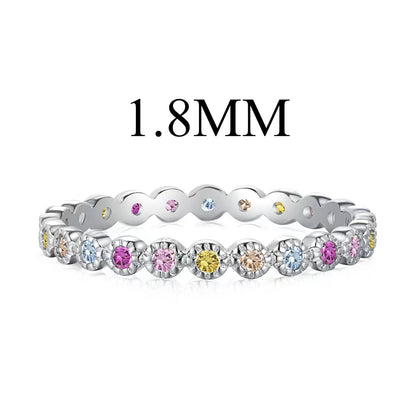 [Raffine] Anillo diario único de corte redondo brillante
