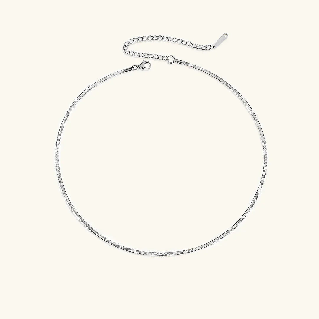 [Raffine]Elizabeth Gold Herringbone Necklace
