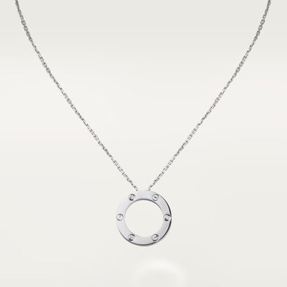 [Raffine]LOVE NECKLACE 16MM 3 DIAMONDS