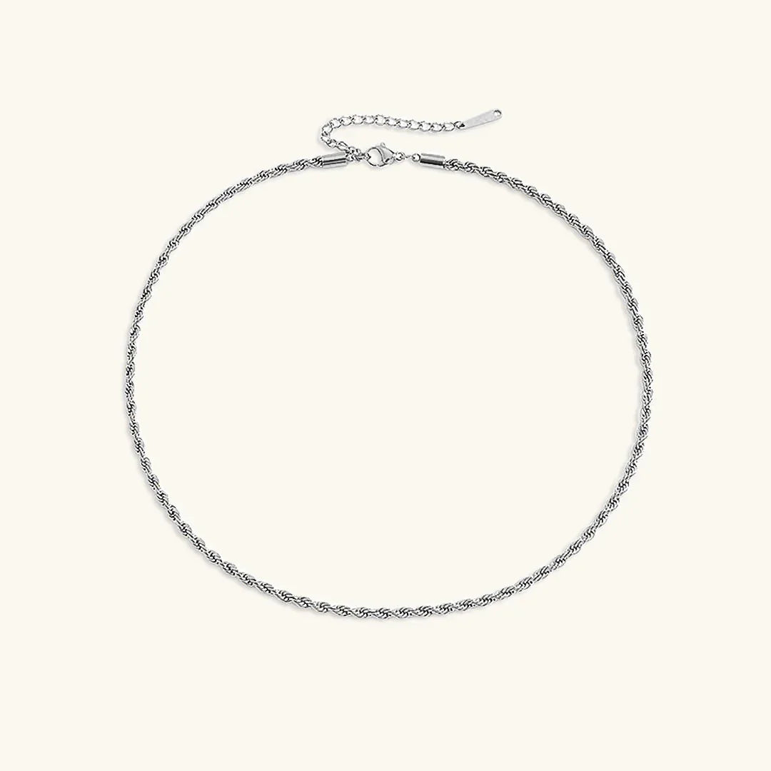 [Raffine]Bianca Rope Chain Gold Necklace