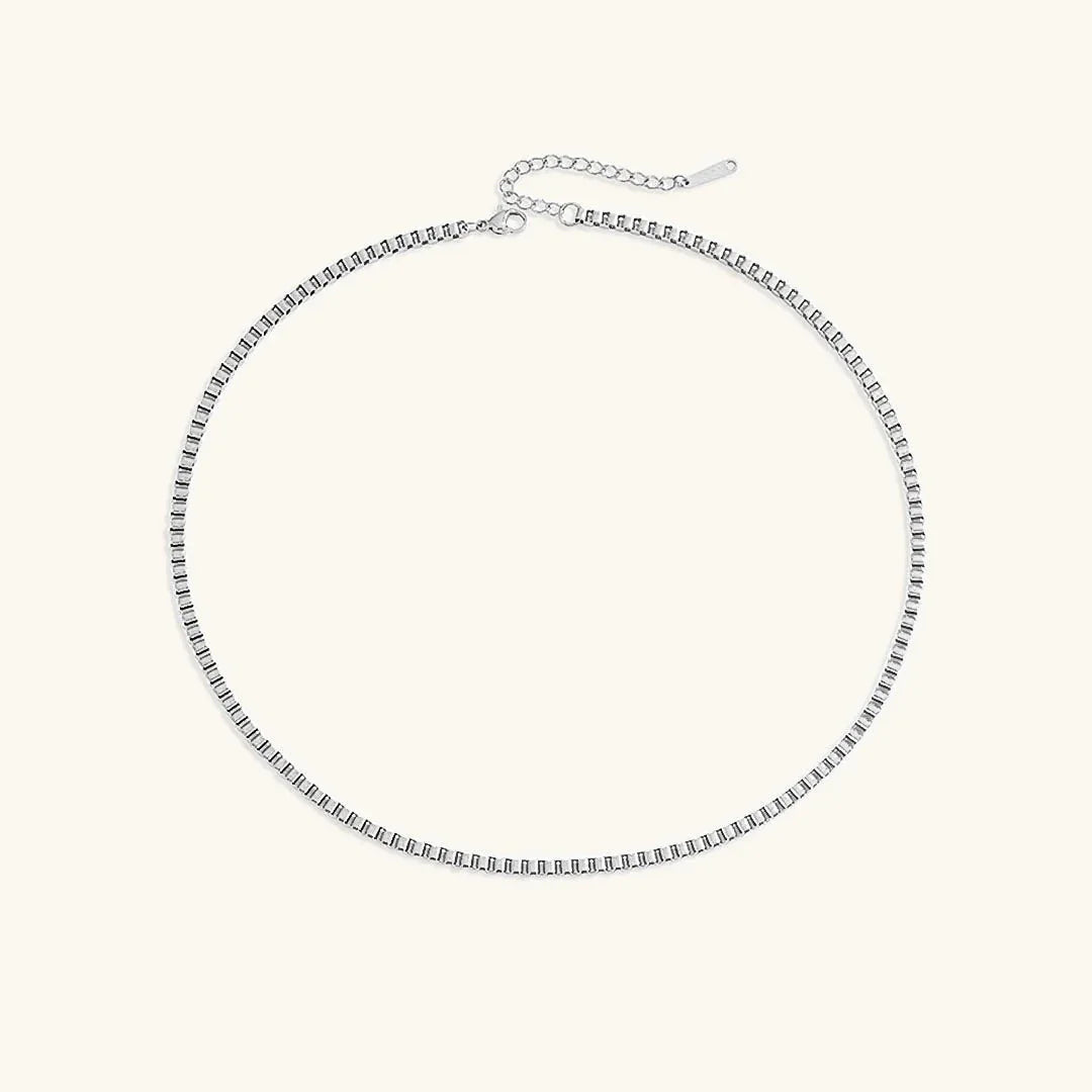 [Raffine]Danica Box Chain Gold Necklace