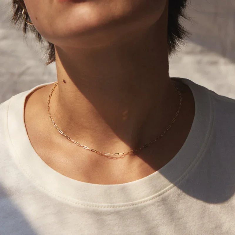 [Raffine]Nadia Paperclip Chain Necklace