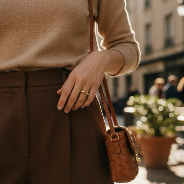 [Raffine]Lunaria Gold Wave Ring