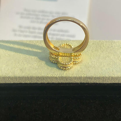 [Raffine]NEW CLOVER PINK ENAMEL RINGS