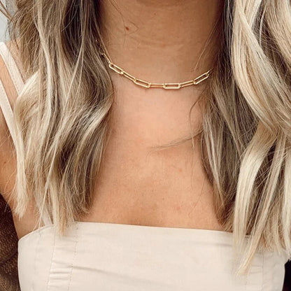 [Raffine]Amber Gold Chain Necklace