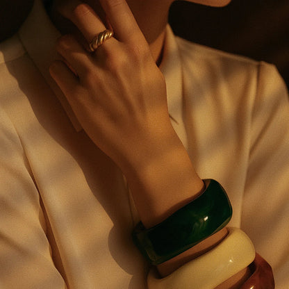 [Raffine]Julianna Sculpted Autumn Bangles