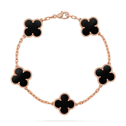 [Raffine] CLOVER 5 MOTIV ONYX-ARMBANDKOLLEKTION