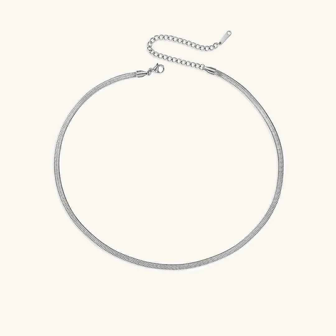 [Raffine]Elizabeth Gold Herringbone Necklace